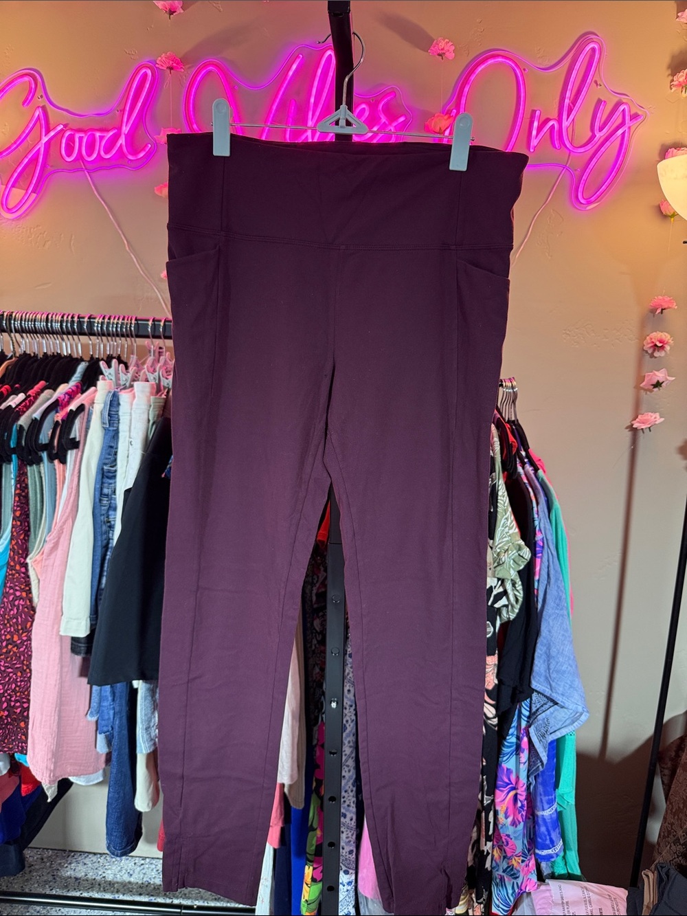 Athleta High-Waist Plum Leggings LT